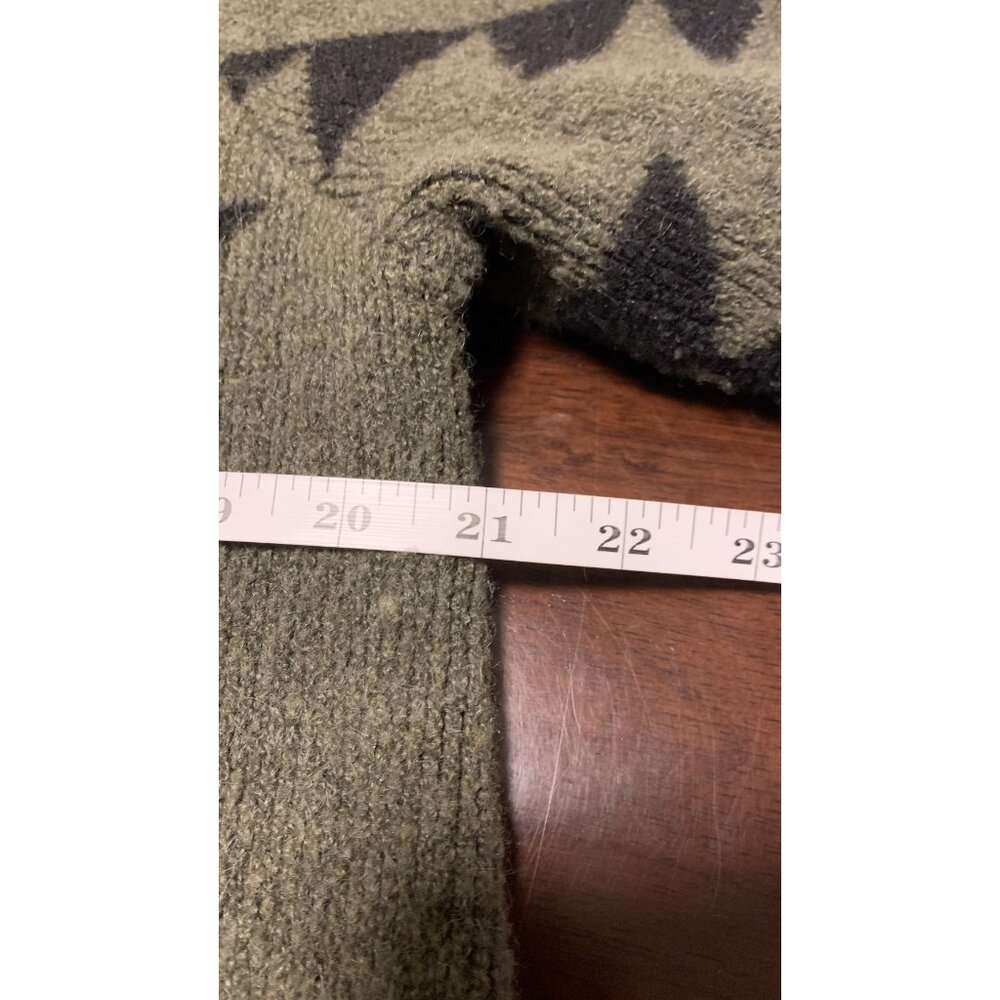 Frye M Long Knit Aztec Southwest Western‎ Cardigan Casual - Picture 4 of 7